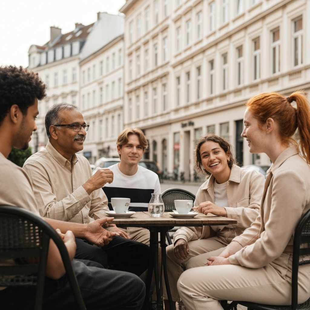 People in a casual everyday setting